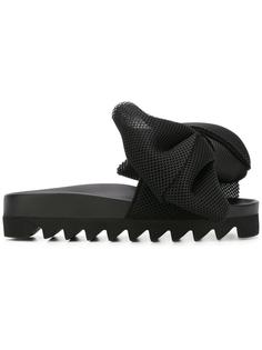 oversized bow sandals Joshua Sanders
