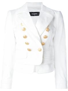 layered double breasted blazer Dsquared2