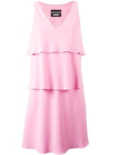 layered V-neck dress Boutique Moschino