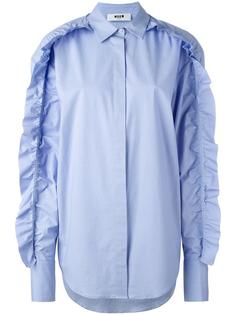 ruffled sleeves shirt MSGM