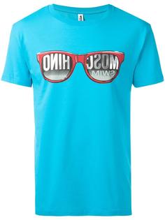 sunglasses print T-shirt Moschino
