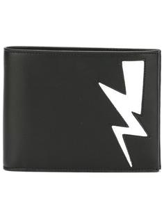 Lightning bolt billfold wallet Neil Barrett