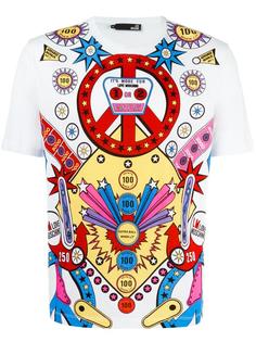 flipper print T-shirt  Love Moschino