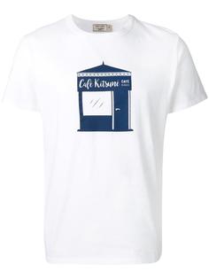 café kitsuné print T-shirt Maison Kitsuné
