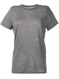 destroyed effect T-shirt Iro