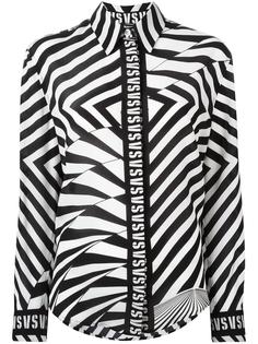 asymmetric stripe shirt Versus