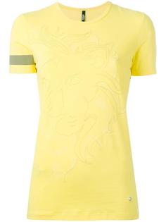 lion head print T-shirt Versus