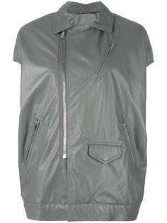 байкерская куртка с короткими рукавами  Rick Owens