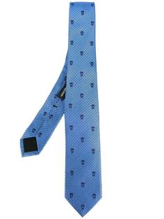 polka dot skull tie Alexander McQueen