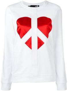 толстовка с сердцем Love Moschino