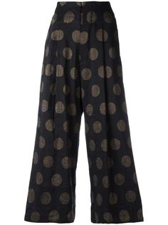 dotted cropped trousers  Uma Wang