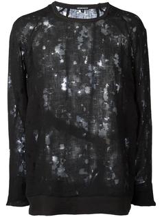 distressed sweatshirt  Ann Demeulemeester