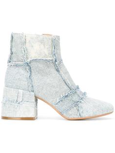 patchwork denim boots Mm6 Maison Margiela