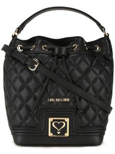 стеганая сумка через плечо Love Moschino