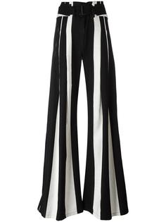 брюки-палаццо в полоску Ann Demeulemeester