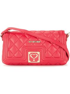 стеганая сумка на плечо Love Moschino