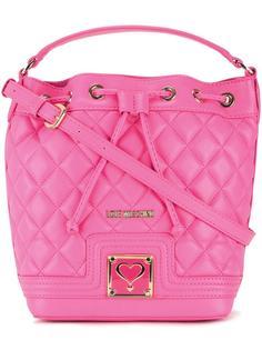 стеганая сумка через плечо Love Moschino