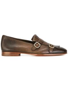 туфли монки с градиентным эффектом Santoni