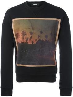 LA photo sweatshirt Dsquared2