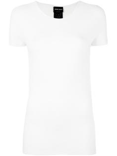 short-sleeve knitted top Giorgio Armani