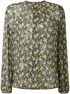 dove &amp; flower print blouse MSGM