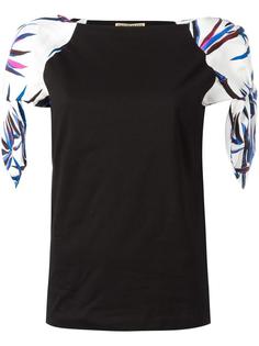 floral print sleeves blouse Emilio Pucci