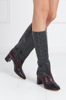 Кожаные сапоги Rochas