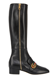 Кожаные сапоги Gucci