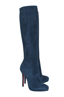 Кожаные сапоги Botalili 120 Veau Velours Christian Louboutin