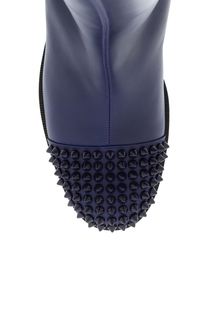 Кожаные сапоги Egoutina Flat Christian Louboutin