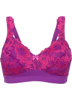 Бюстгальтер-минимайзер без косточек, чашка C (пионовый/ярко-розовый) Bonprix