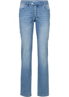 Джинсы-стретч Boyfriend, cредний рост (N) (темно-синий) Bonprix