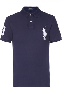 Хлопковое поло с нашивками Polo Ralph Lauren
