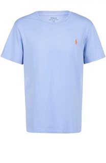 Хлопковая футболка с круглым вырезом Polo Ralph Lauren