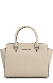 Сумка Selma Medium из сафьяновой кожи MICHAEL Michael Kors