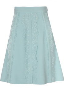 Юбка А-силуэта с кружевной отделкой Elie Saab