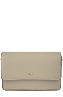 Кожаная сумка на цепочке DKNY