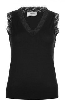Вязаный топ Lanvin
