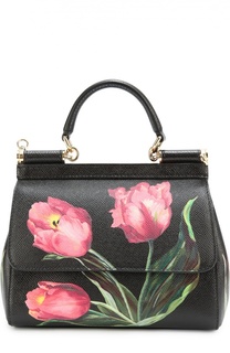 Сумка Sicily small с принтом Dolce &amp; Gabbana