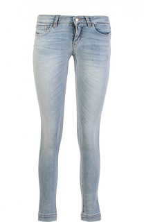 Прямые джинсы с потертостями Dolce &amp; Gabbana