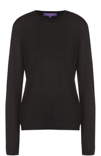 Приталенный кашемировый пуловер с круглым вырезом Ralph Lauren