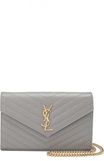 Сумка Monogram Envelope из стеганой кожи Saint Laurent