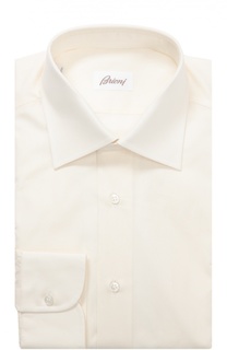 Хлопковая сорочка с воротником кент Brioni