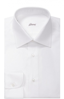 Хлопковая сорочка с воротником кент Brioni