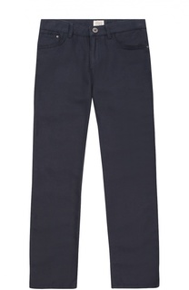 Джинсы из смеси хлопка и льна Giorgio Armani