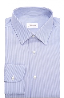 Хлопковая сорочка с воротником кент Brioni