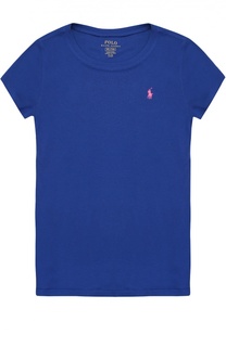 Футболка джерси с логотипом бренда Polo Ralph Lauren