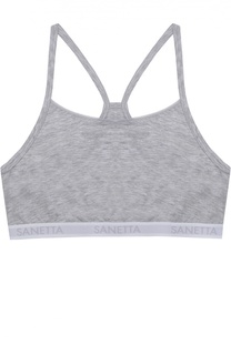 Топ с логотипом бренда Sanetta