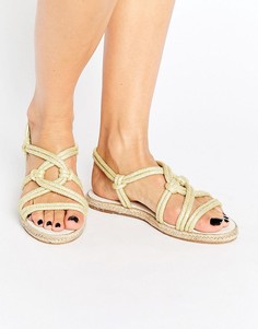 Сандалии с узелками ASOS JAYCONI - Бежевый