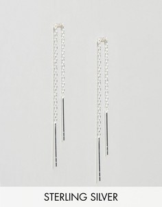 Серебряные серьги ASOS - 10 см - Серебряный